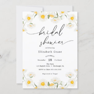 Invitación simple de ducha de novia por Wreath Wre