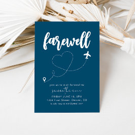 Invitación simple de Fiesta de jubilación de despe