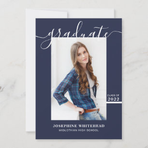 Invitación simple de graduados de fotografía 2022