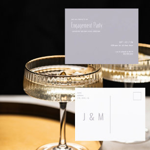 Invitación simple de lavanda para fiesta de compro