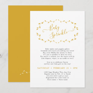 Invitación simple de rociado de bisturí