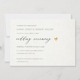 INVITACIÓN SIMPLE ELEGANTE BODA DE LA TIPOGRAFÍA GRIS ORO ORO