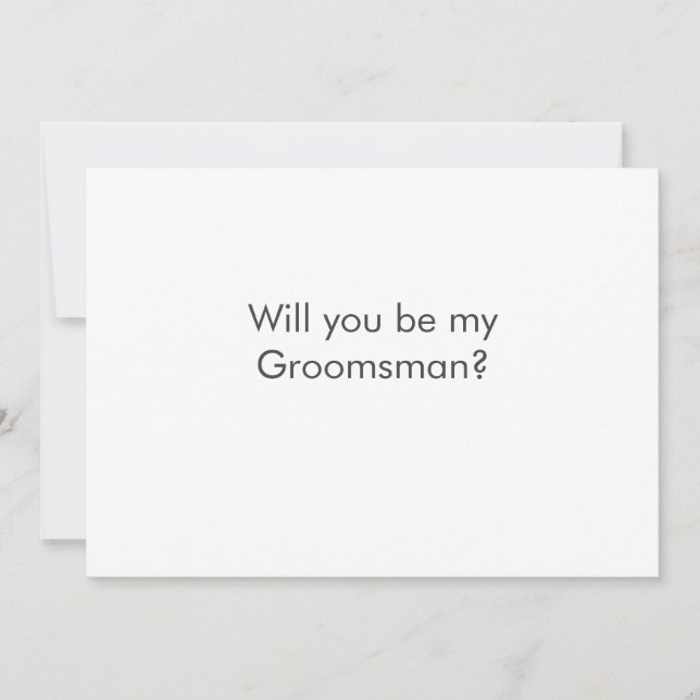 Invitación Simple elegante minimal ¿serás mi padrino? (Anverso)