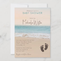 Simple Gender Neutral Beach Baby Shower