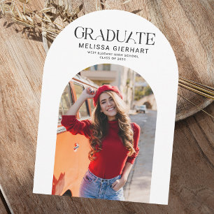 Invitación Simple Graduate Photo 2025 Graduation Party