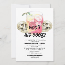 Invitación simple lindo y espeluznante disfraces de halloween