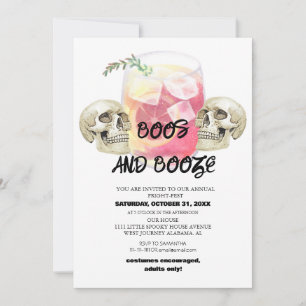 Invitación simple lindo y espeluznante disfraces de halloween