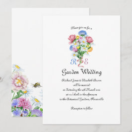 Invitación Simple Margarita Silvestre de Primavera Minimalist