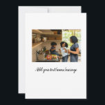 Invitación simple minimal agregar nombre familia mamá collage<br><div class="desc">diseño</div>