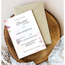 Invitación Simple novia linda.