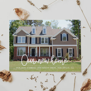 Invitación simple para mover fotos