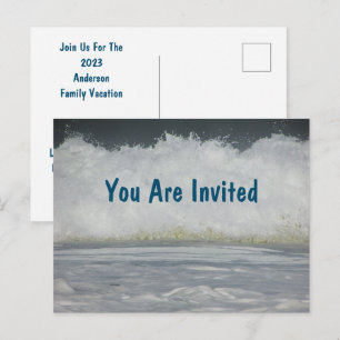Invitación simple para una reunión de vacaciones f