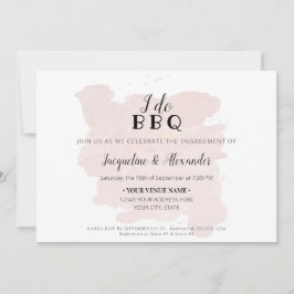 Invitación Simple Rústica moderna Yo hago color de agua con g