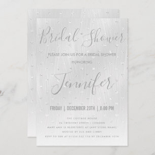 Invitación SIMPLE Shimmer Paint Bridal