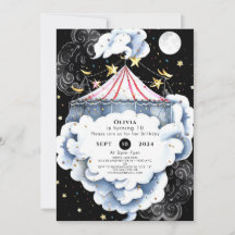 Simple vibrante Circo Cumpleaños