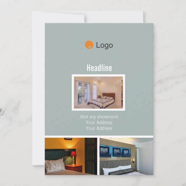 Invitación Simple Watercolor Corporate (Anverso)