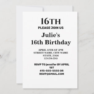 Invitación Simple y mínimo añadir el nombre de texto del logo