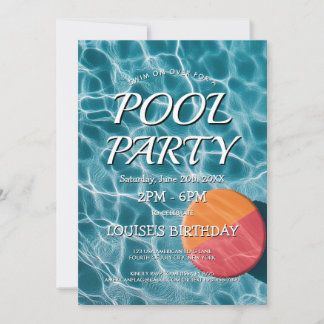 Invitación Simple y Moderna para Fiesta junto a la