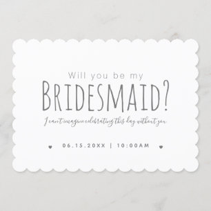 Invitación Simple y moderno, serás mi propuesta para la dama 