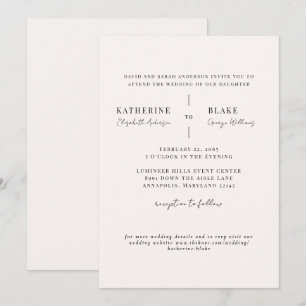 Invitación Simplemente Nosotros Sitio Web de Champagne Ligero