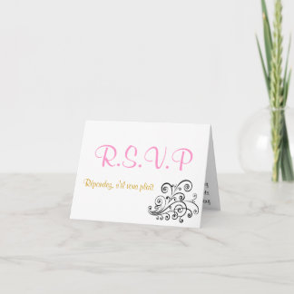 Invitación Simplicidad en 16 RSVP