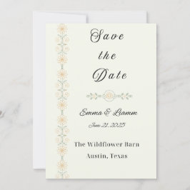 Invitación Simplicity Heart Save the Date