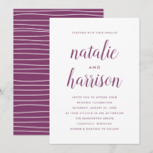 Simplicity | Wedding Invitation