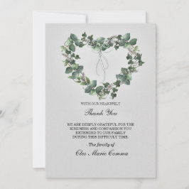 Invitación Sincera solidaridad de la familia del corazón flor