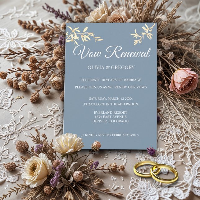 Invitación Sinfonía floral eterna en renovación de vox (Subido por el creador)