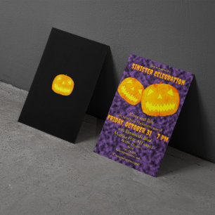 Invitación Siniestra fiesta de Halloween