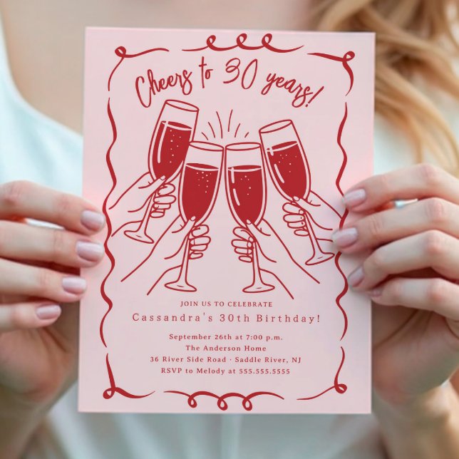 Invitación Sip y Celebrar: Cumpleaños de 30 años (Subido por el creador)
