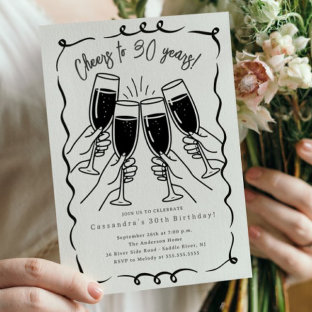 Invitación Sip y Celebrar: Cumpleaños de 30 años (Subido por el creador)