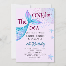 Invitación Sirena bajo el mar ONEder