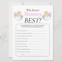 Sirenita Baby Shower. Quién sabe los puntos de pic