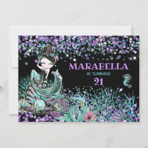 Invitación *~* Sirenita mágica bajo el mar