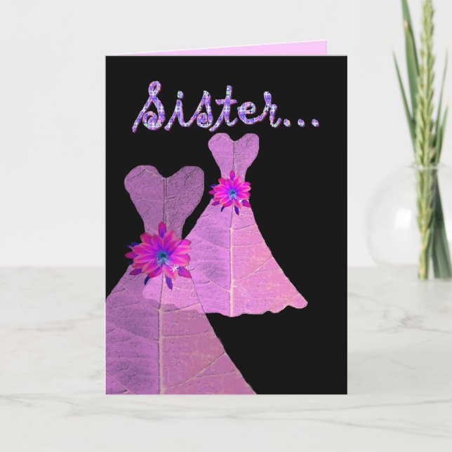 Invitación SISTER_ Be My Chief Bridesmaid - Personalizable (Anverso)