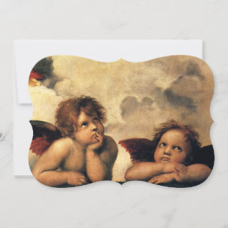 Invitación Sistine Madonna Angels por Raphael Boda