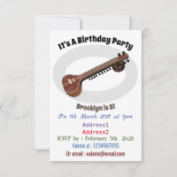 Sitar personalizado ilustracion