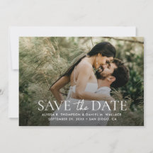 Sitio web de boda con código QR de 1 foto moderno