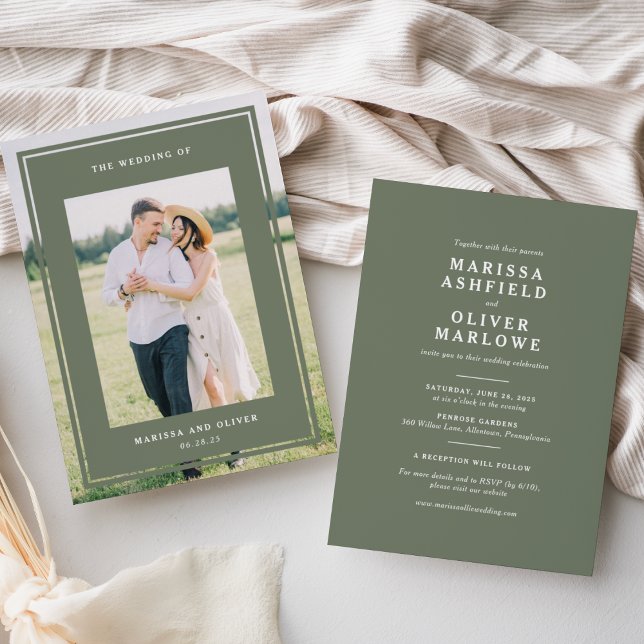 Invitación Sitio web de Boda de fotografías con dos caras (Subido por el creador)
