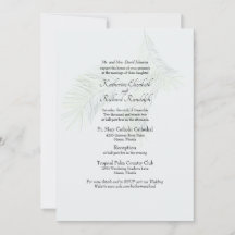 Sitio web de boda de tono suave tropical silenciad