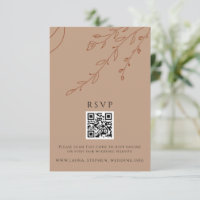 Sitio web del Boda de código QR en línea RSVP Rust