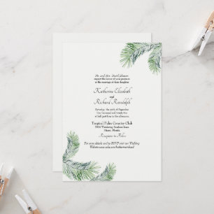 Invitación Sitio Web del Boda de la Palm One Venue