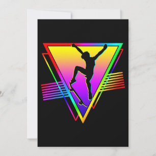Invitación Skateboarding Retro