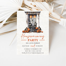 Invitación Skeleton Calabaza Fiesta