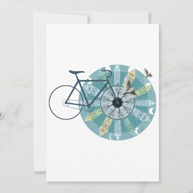 Invitación Skyline de Ámsterdam (Anverso)