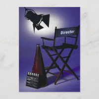 Slate del director, silla y luz 2 de la etapa