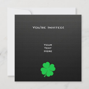 Invitación Sleek Shamrock