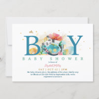 Sleepy Panda (熊 貓) Oh Boy Baby Shower