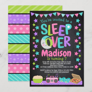 Invitación Slepover